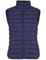 Dames Bodywarmer New Morning Studios Light Puffer Vest Navy